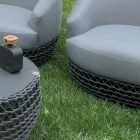 Set de lounge de bază din material țesut pentru exterior - Pixie Viadurini