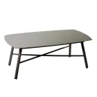 Sufragerie în aer liber compusă din 1 canapea cu 3 locuri, 2 fotolii și 1 măsuță de cafea - Righello Viadurini