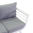 Sufragerie în aer liber compusă din 1 canapea cu 3 locuri, 2 fotolii și 1 măsuță de cafea - Righello Viadurini