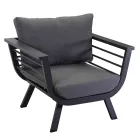 Sufragerie în aer liber compusă din 2 fotolii și 1 măsuță de cafea - Righello Viadurini