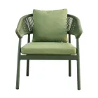 Living în aer liber cu perne și brațe rotunjite - Zenith Viadurini