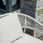 Camera de zi în aer liber cu perne rotunjite și brațe - Zenith Viadurini