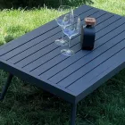 Sufragerie in aer liber cu Canapea, Fotoliu si Masuta de cafea dreptunghiulara - Dandelium Viadurini