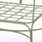 Lounge în aer liber cu structură de fier realizată manual Made in Italy - Melinda Viadurini