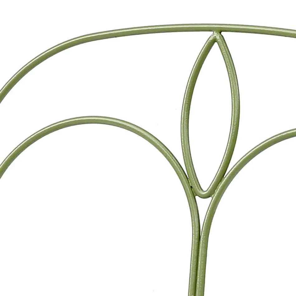 Lounge în aer liber cu structură de fier realizată manual Made in Italy - Melinda Viadurini