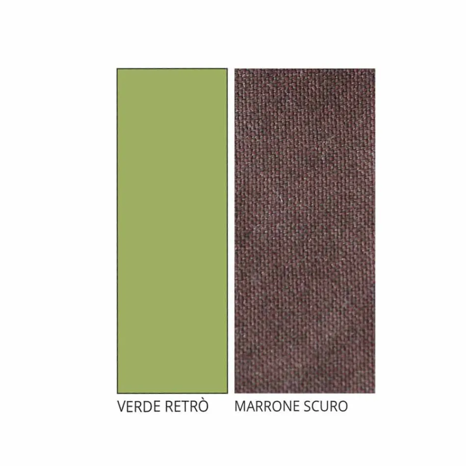 Lounge în aer liber cu structură de fier realizată manual Made in Italy - Melinda Viadurini