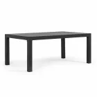 Lounge în aer liber din aluminiu cu perne acoperite în țesătură - Armonia Viadurini