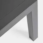 Lounge în aer liber din aluminiu cu perne acoperite în țesătură - Armonia Viadurini