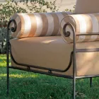 Lounge Artisan Garden cu structură de fier Made in Italy - Lisotto Viadurini