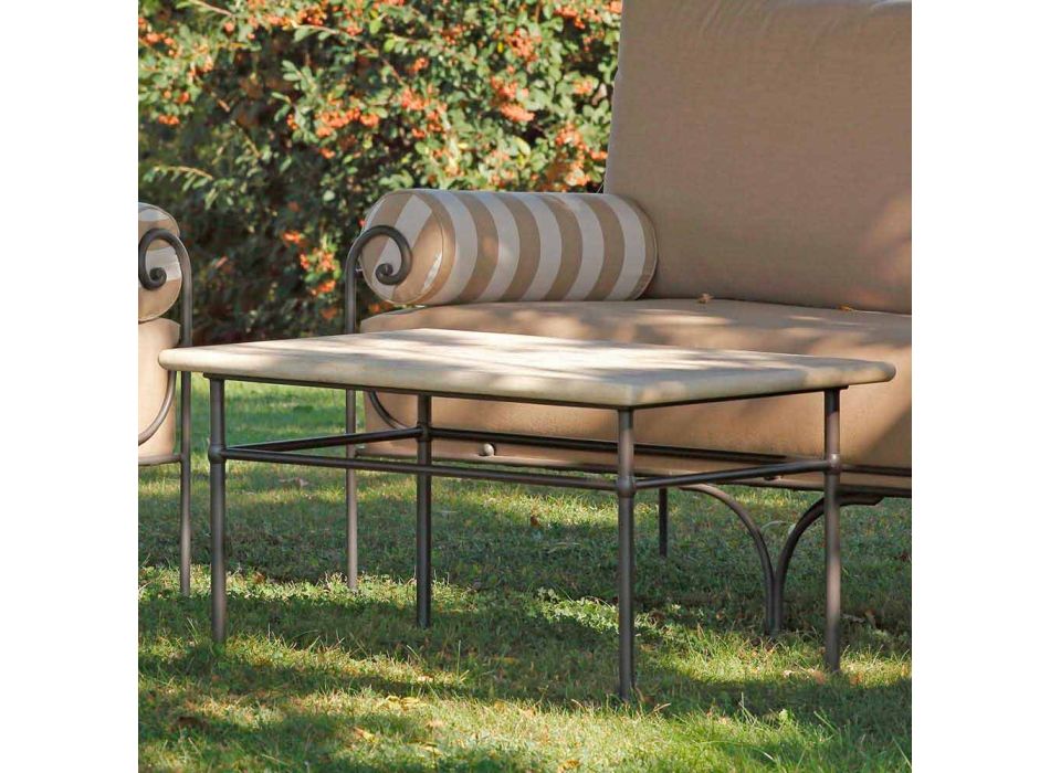 Lounge Artisan Garden cu structură de fier Made in Italy - Lisotto Viadurini
