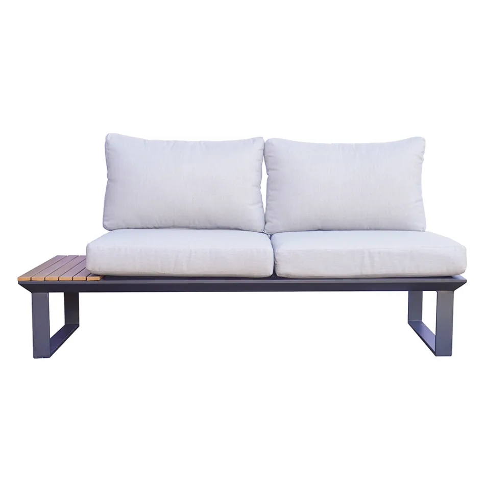 Garden Lounge Format din 2 Canapele si Masa Centrala - Pippo Viadurini