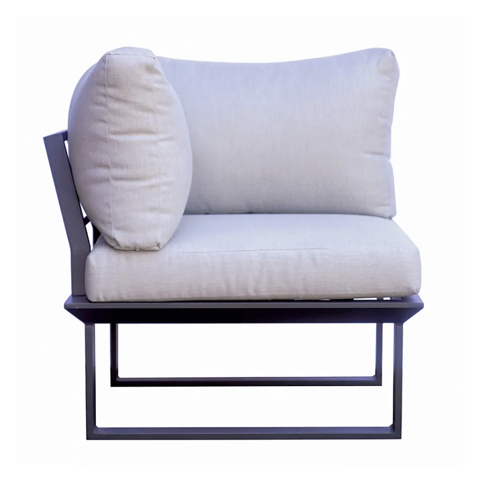 Garden Lounge Format din 2 Canapele si Masa Centrala - Pippo Viadurini