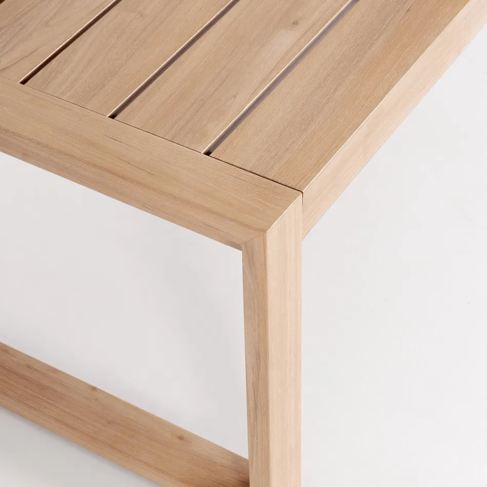 Salon de grădină cu 1 canapea, 2 fotolii și 1 măsuță de cafea - Plan Viadurini