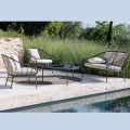 Lounge de grădină cu 2 fotolii și 1 canapea 2 locuri Made in Italy - Fontana