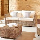 Abaca Garden Lounge Complet cu Perne - Raziel Viadurini
