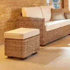 Abaca Garden Lounge Complet cu Perne - Raziel Viadurini