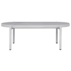 Lounge de grădină din aluminiu și frânghie cu măsuță de cafea - Dingo Viadurini