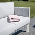 Set de mobilier de grădină tapițat cu aluminiu și material textil cu perne - Vetra Viadurini