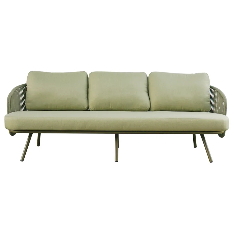 Sufragerie de grădină din aluminiu roșu sau verde - Regalrise Viadurini