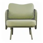 Sufragerie de grădină din aluminiu roșu sau verde - Regalrise Viadurini