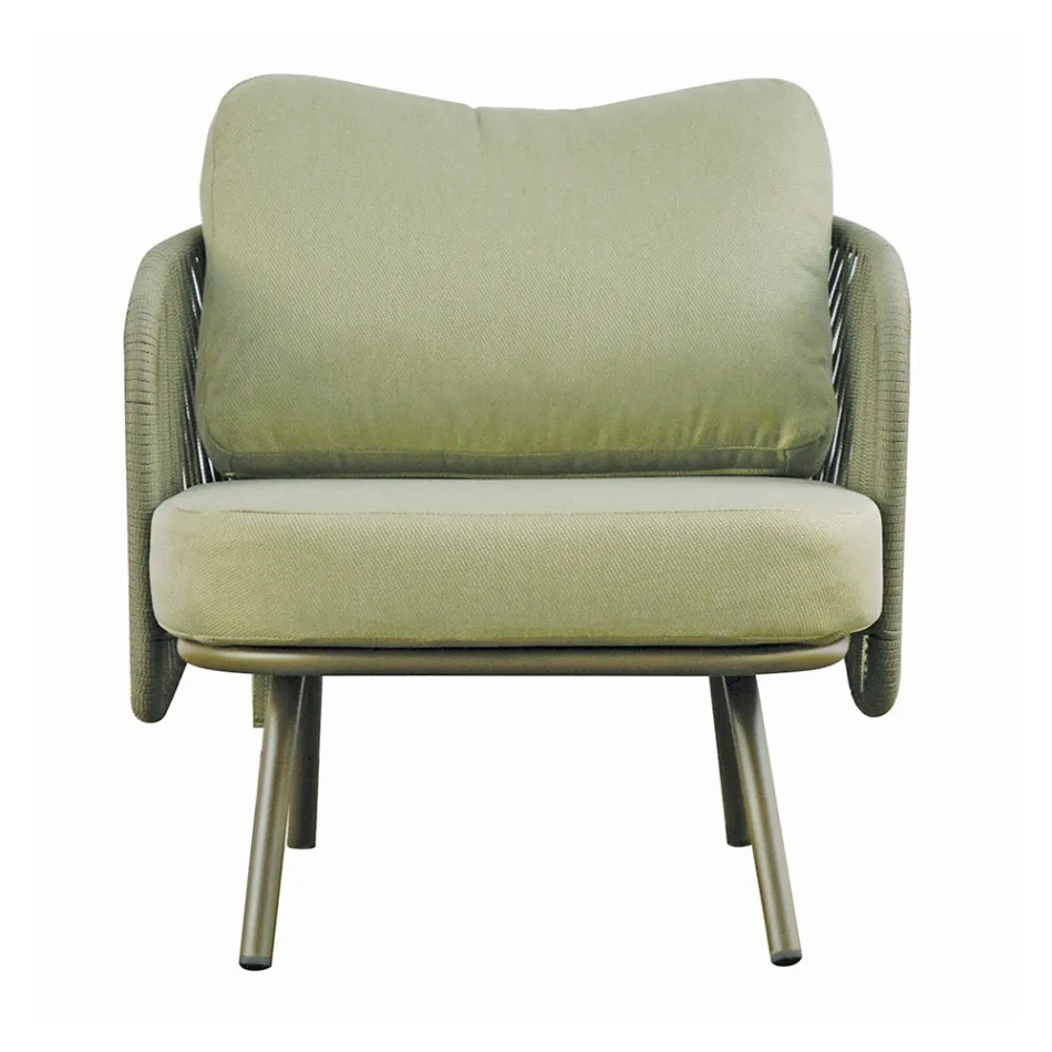 Sufragerie de grădină din aluminiu roșu sau verde - Regalrise Viadurini