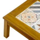 Set lounge de grădină din lemn de salcâm uleiat, culoare naturală - tehnic Viadurini