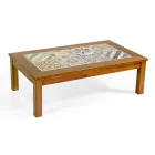 Set lounge de grădină din lemn de salcâm uleiat, culoare naturală - tehnic Viadurini