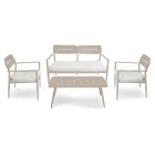 Salon de grădină din aluminiu cu diferite finisaje - Souvenir Viadurini