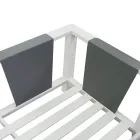 Lounge de grădină realizat din aluminiu - pasteluri Viadurini