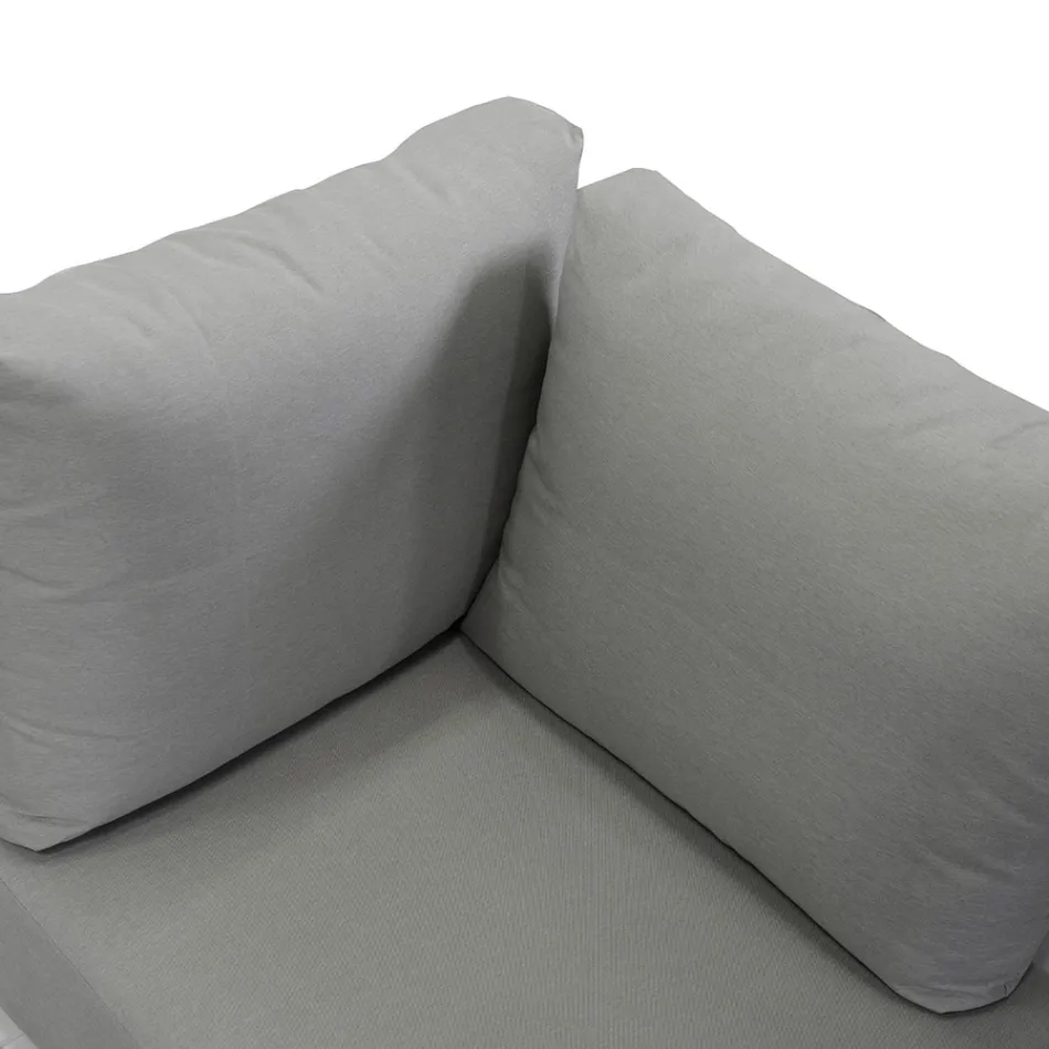 Lounge de grădină realizat din aluminiu - pasteluri Viadurini