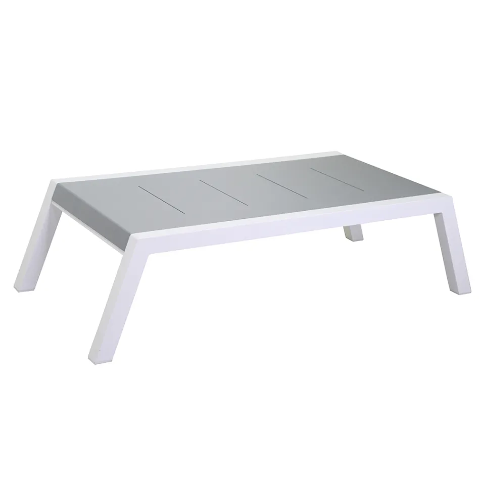 Lounge de grădină realizat din aluminiu - pasteluri Viadurini