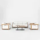 Camera de zi din aluminiu cu transfer termic cu efect de lemn - Camper Viadurini