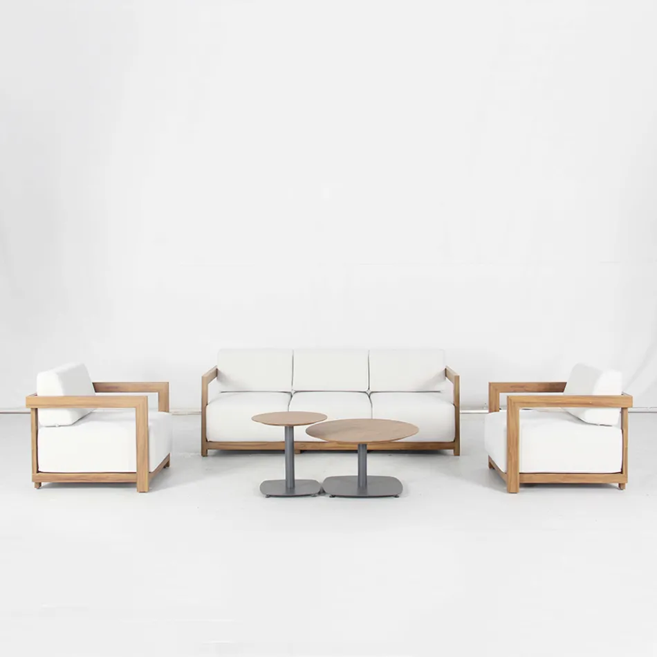 Camera de zi din aluminiu cu transfer termic cu efect de lemn - Camper Viadurini