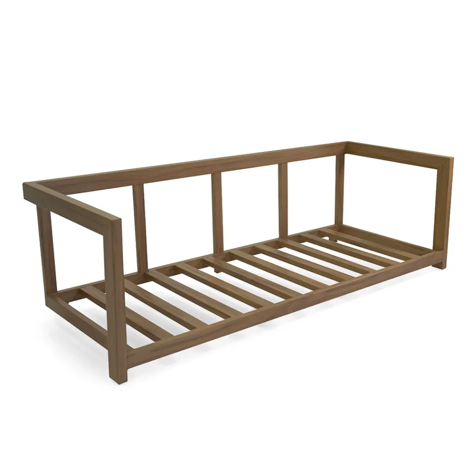 Camera de zi din aluminiu cu transfer termic cu efect de lemn - Camper Viadurini