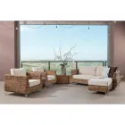 Living exterior in Banana Weaving cu perne - Legolas Viadurini