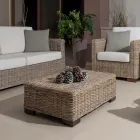 Lounge în aer liber în Kubù gri cu perne incluse – Cerys Viadurini