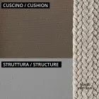 Lounge de gradina cu fotolii si canapea metalica Made in Italy - Prato Viadurini