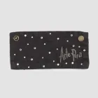 Tava de scurgere de in alb sau negru cu broderie si cristale 2 bucati - Salvino Viadurini