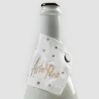 Tava de scurgere de in alb sau negru cu broderie si cristale 2 bucati - Salvino Viadurini