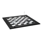 Tabla de șah modernă din plexiglas alb sau negru, fabricată în Italia - Checkmate Viadurini