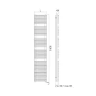 Incalzitor de prosoape cu Sistem Electric si Structura Otel Made in Italy - Sirop Viadurini
