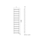 Incalzitor de prosoape cu Sistem Electric din Otel Carbon - Praline Viadurini
