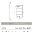 Încălzitor de prosoape de design „All Round Bubble” din oțel Fabricat în Italia - Neted Viadurini
