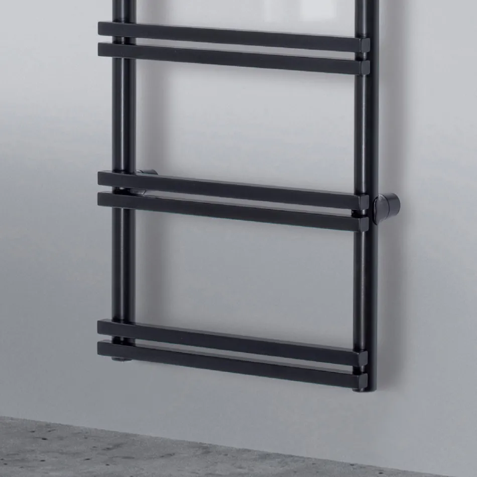 Încălzitor electric pentru prosoape cu colectoare verticale Made in Italy - Ginger Viadurini