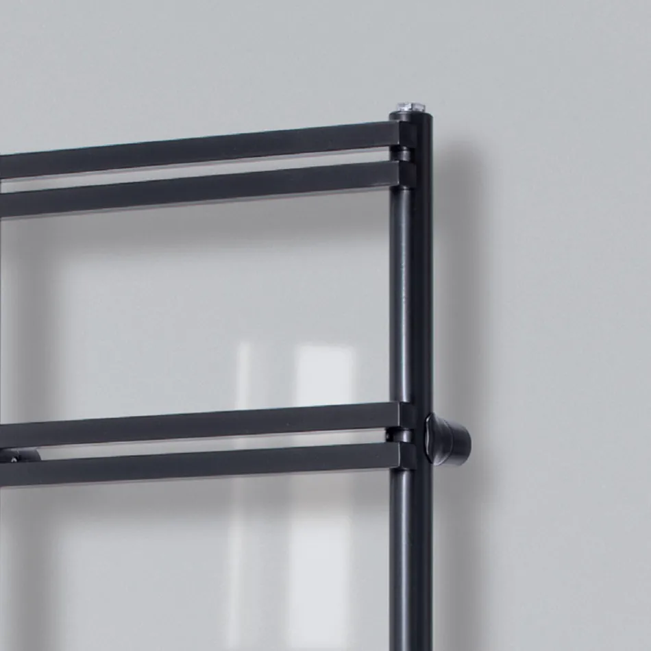 Încălzitor electric pentru prosoape cu colectoare verticale Made in Italy - Ginger Viadurini