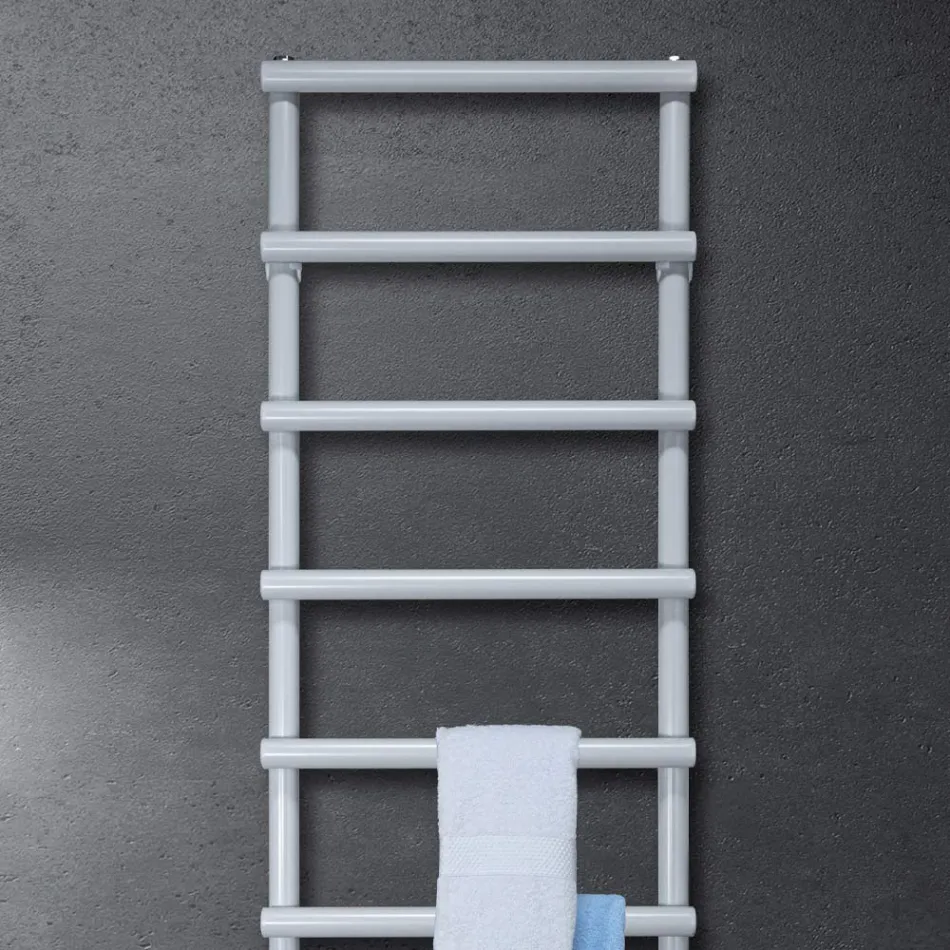 Încălzitor electric pentru prosoape cu elemente circulare Made in Italy - Căpșuni Viadurini