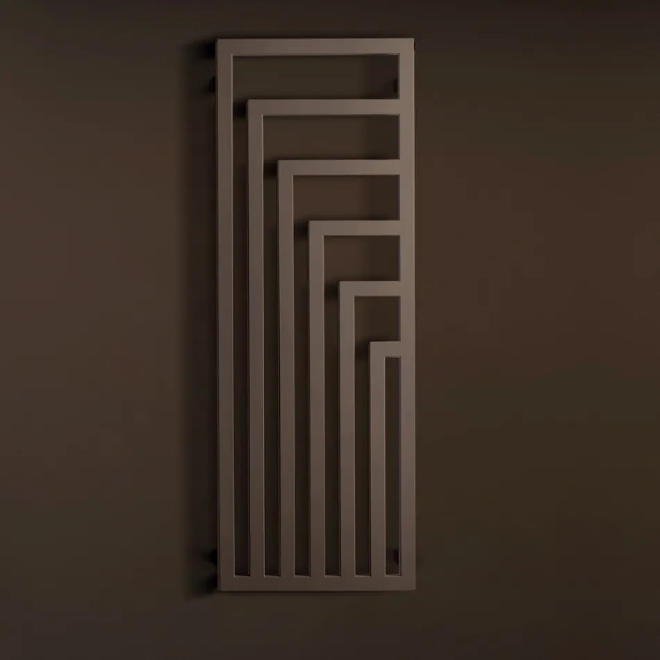 Încălzitor electric pentru prosoape din oțel cu un design modern Made in Italy - Potentia Viadurini