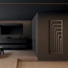 Încălzitor electric pentru prosoape din oțel cu design modern Made in Italy - Potentia Viadurini