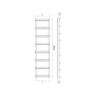 Incalzitor hidraulic pentru prosoape cu colectori verticali Made in Italy - Ginger Viadurini