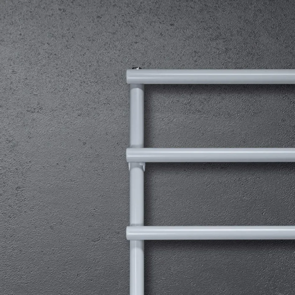 Încălzitor hidraulic pentru prosoape cu elemente circulare Made in Italy - Căpșuni Viadurini